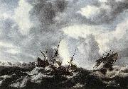 Bonaventura Peeters Storm on the Sea